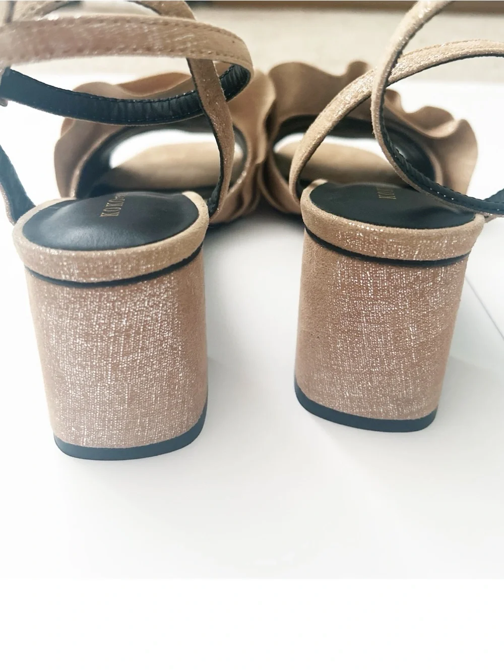 NEW Koko + Palenki Leather Serenity Evening Sandals